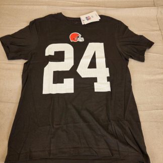 Nike Cleveland Browns Nick Chubb #24 T-Shirt Men's Medium Brown NFL