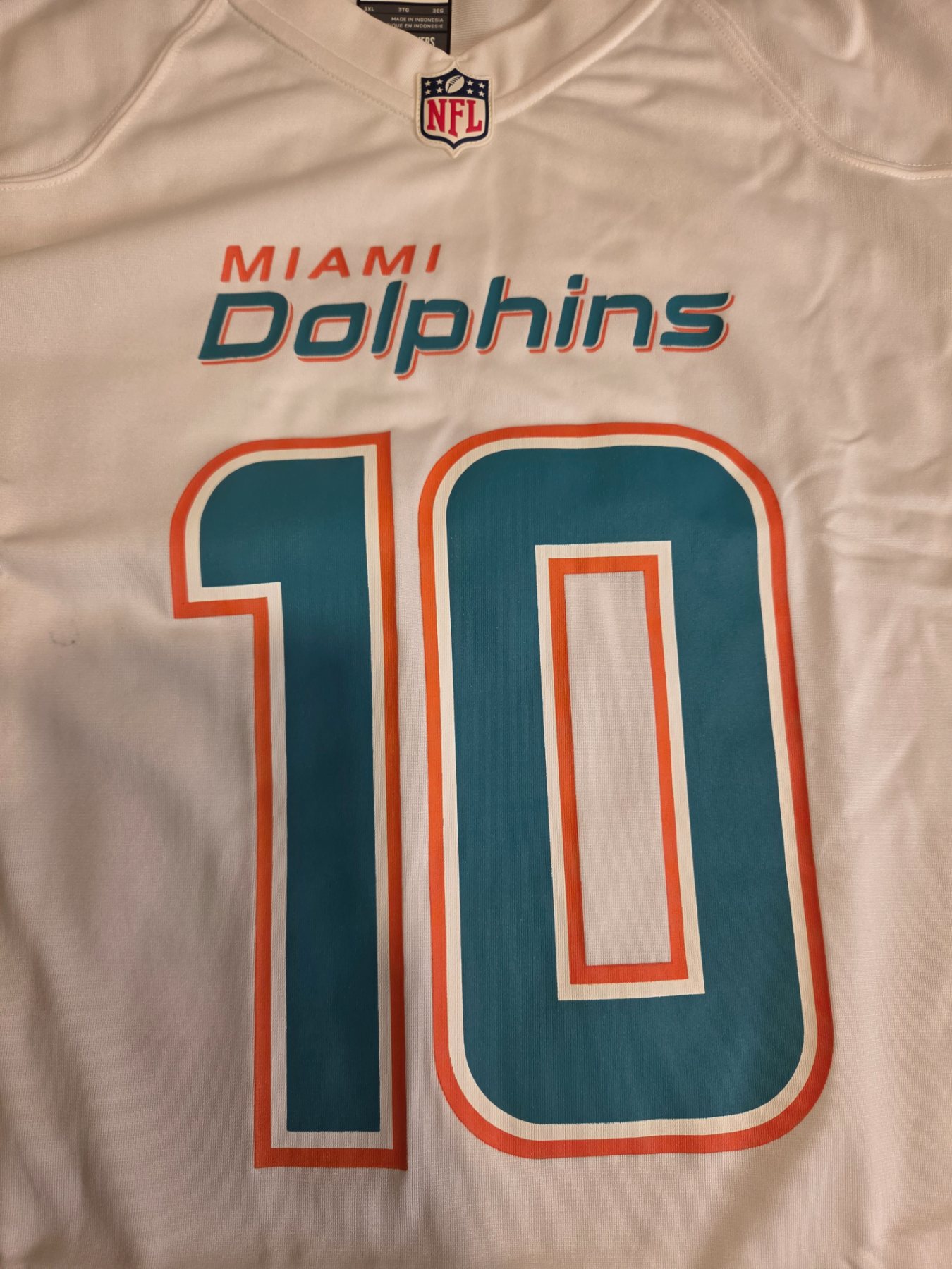 Nike Miami Dolphins Tyreek Hill #10 NFL Jersey Men 3XL White - Image 2
