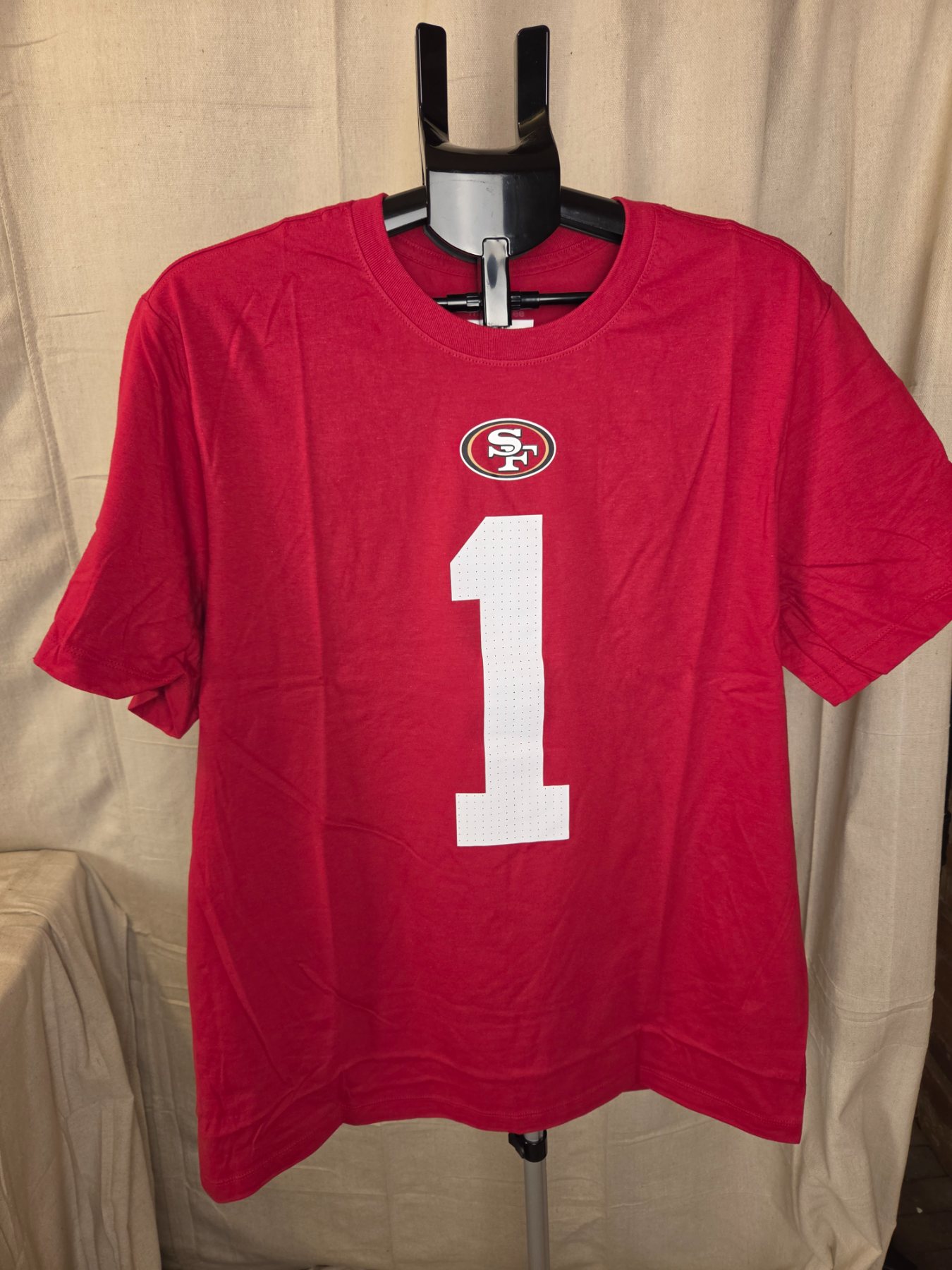Nike San Francisco 49ers Deebo Samuel Sr #1 T-Shirt Men XL Red NFL