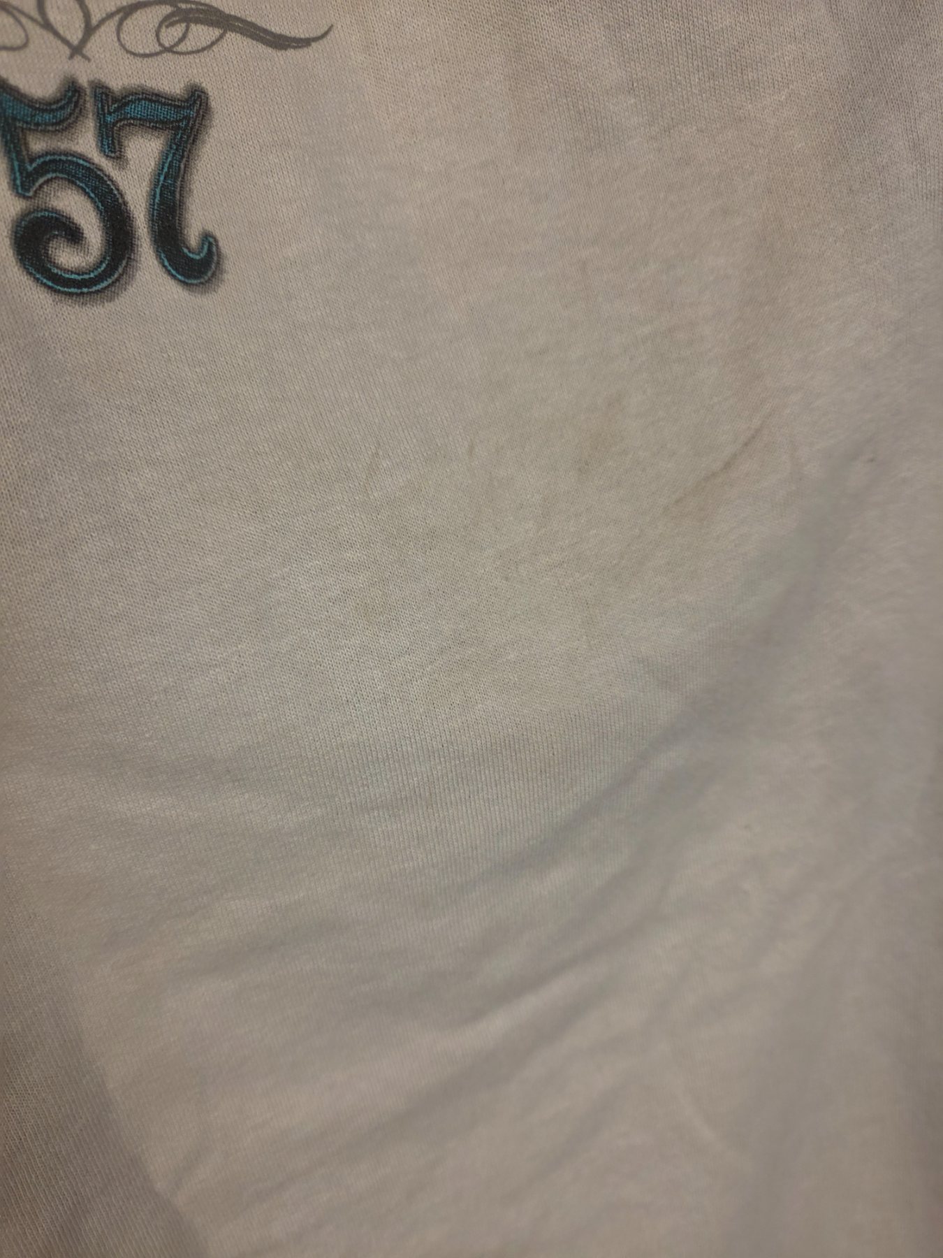 GM Chevrolet Bel Air 57 Classic Original T-Shirt XL White Cotton - Image 3