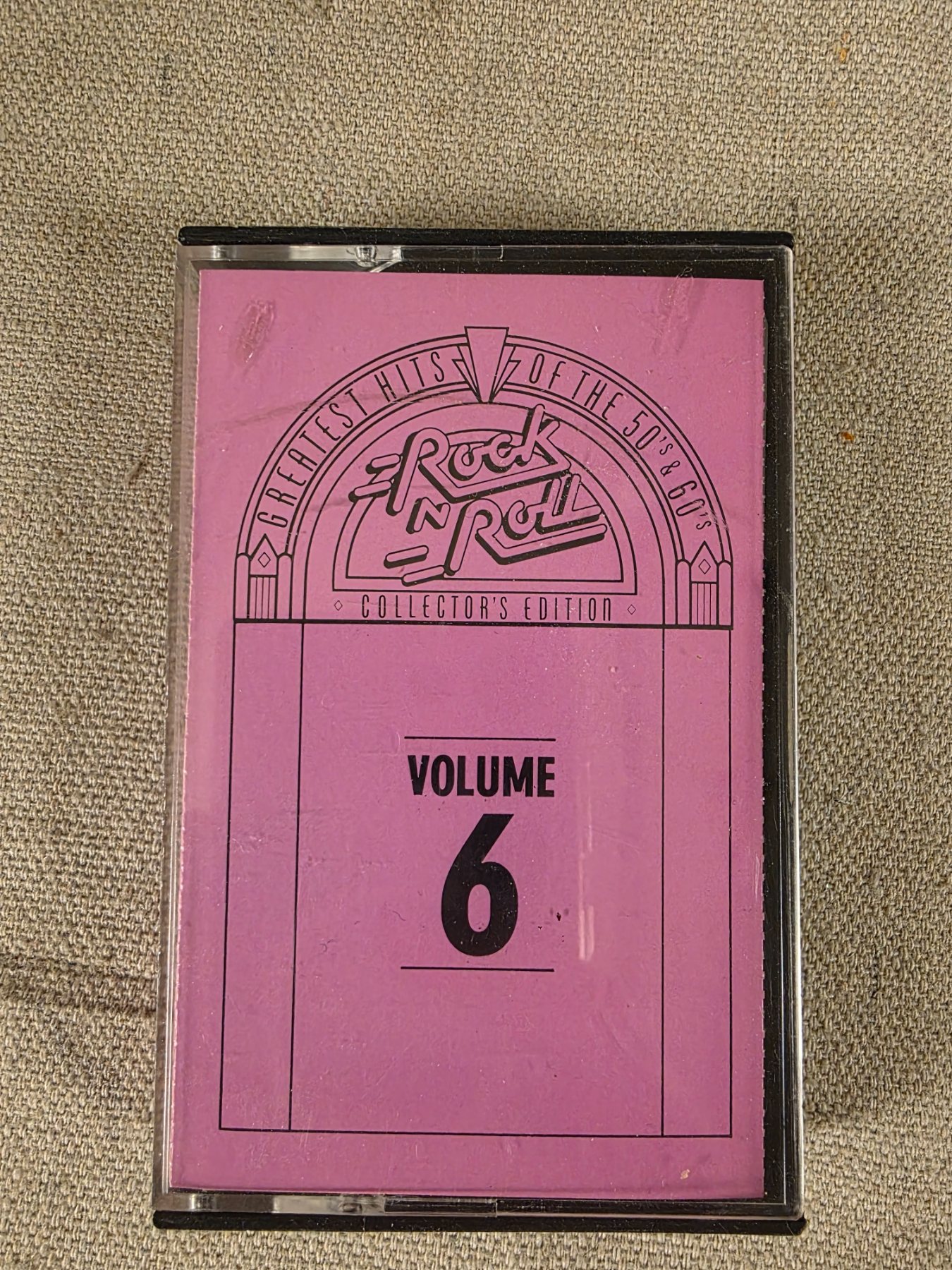 Greatest Hits of the 50s & 60s Rock N Roll Volume 6 Cassette Tape 1987