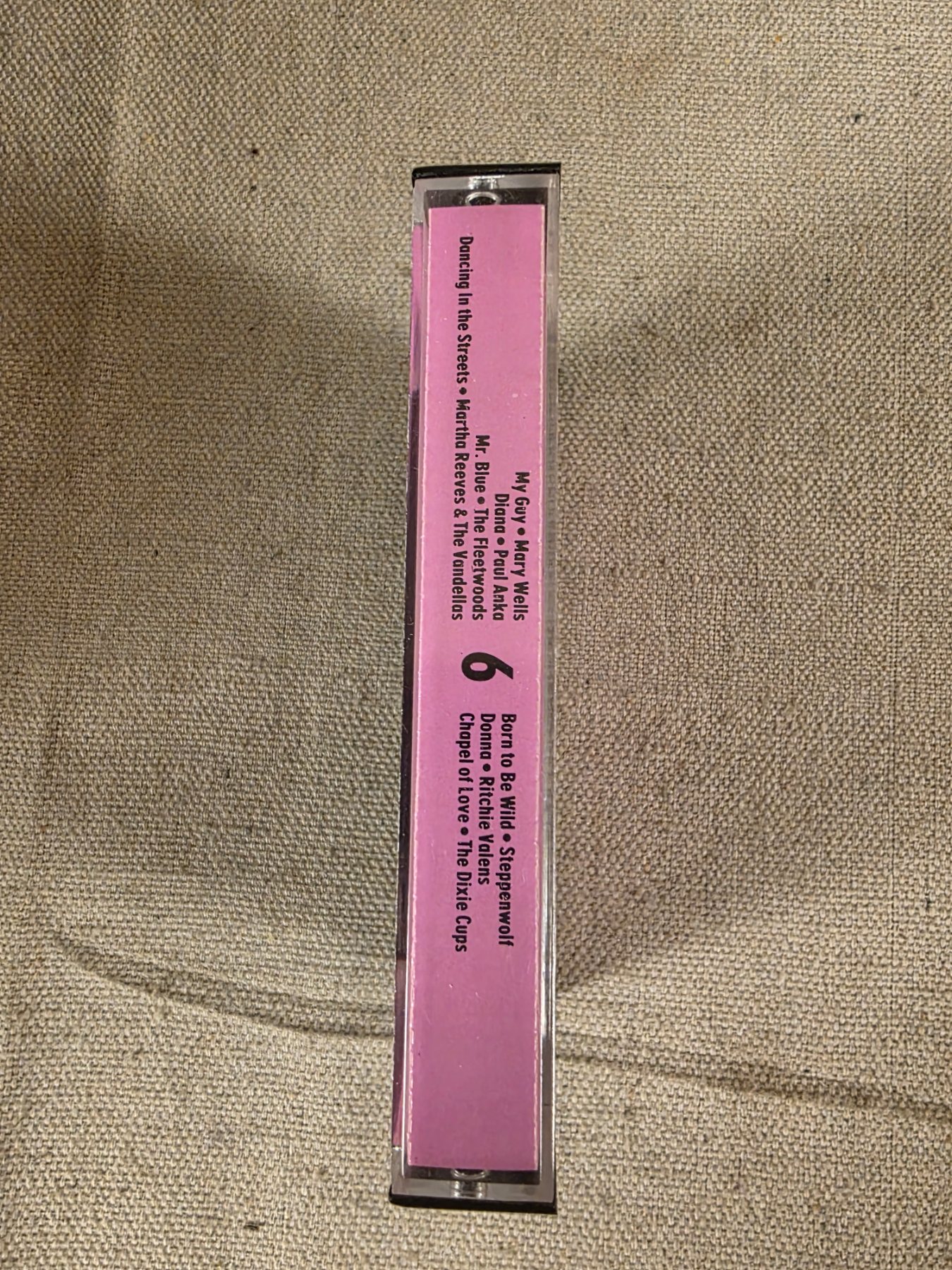 Greatest Hits of the 50s & 60s Rock N Roll Volume 6 Cassette Tape 1987 - Image 3