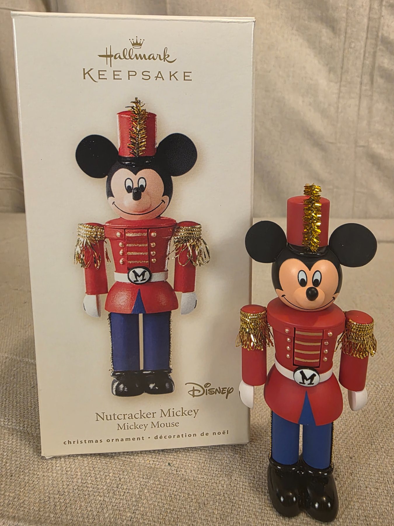 Hallmark Keepsake Nutcracker Mickey Mickey Mouse Christmas Ornament 2008