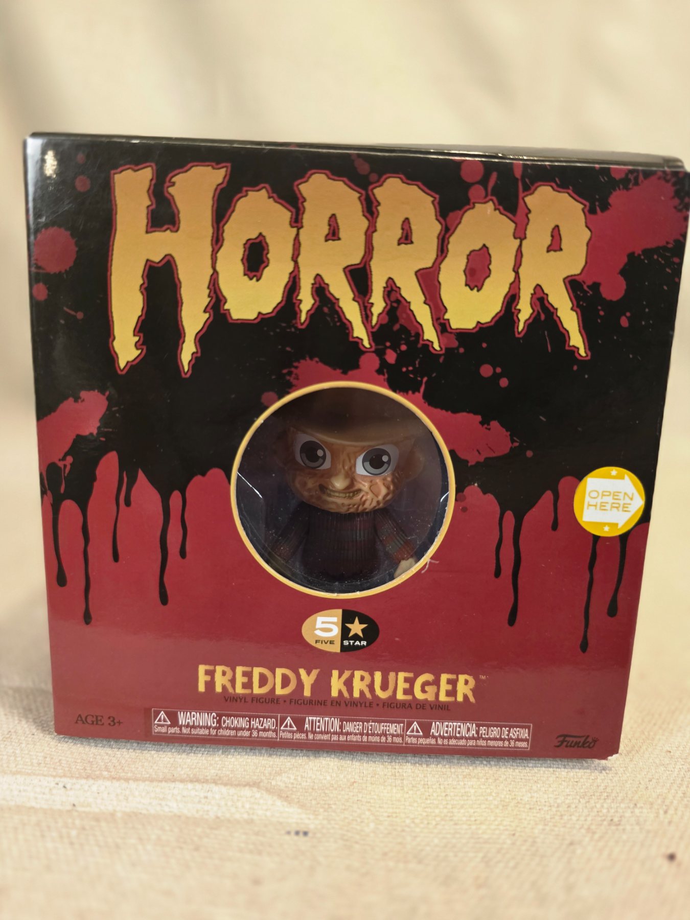 Funko 5 Star Horror Freddy Krueger Vinyl Figure New