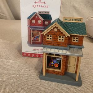 Hallmark Keepsake Korner Halls Station Christmas Tree Ornament 2017