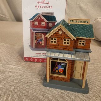 Hallmark Keepsake Korner Halls Station Christmas Tree Ornament 2017