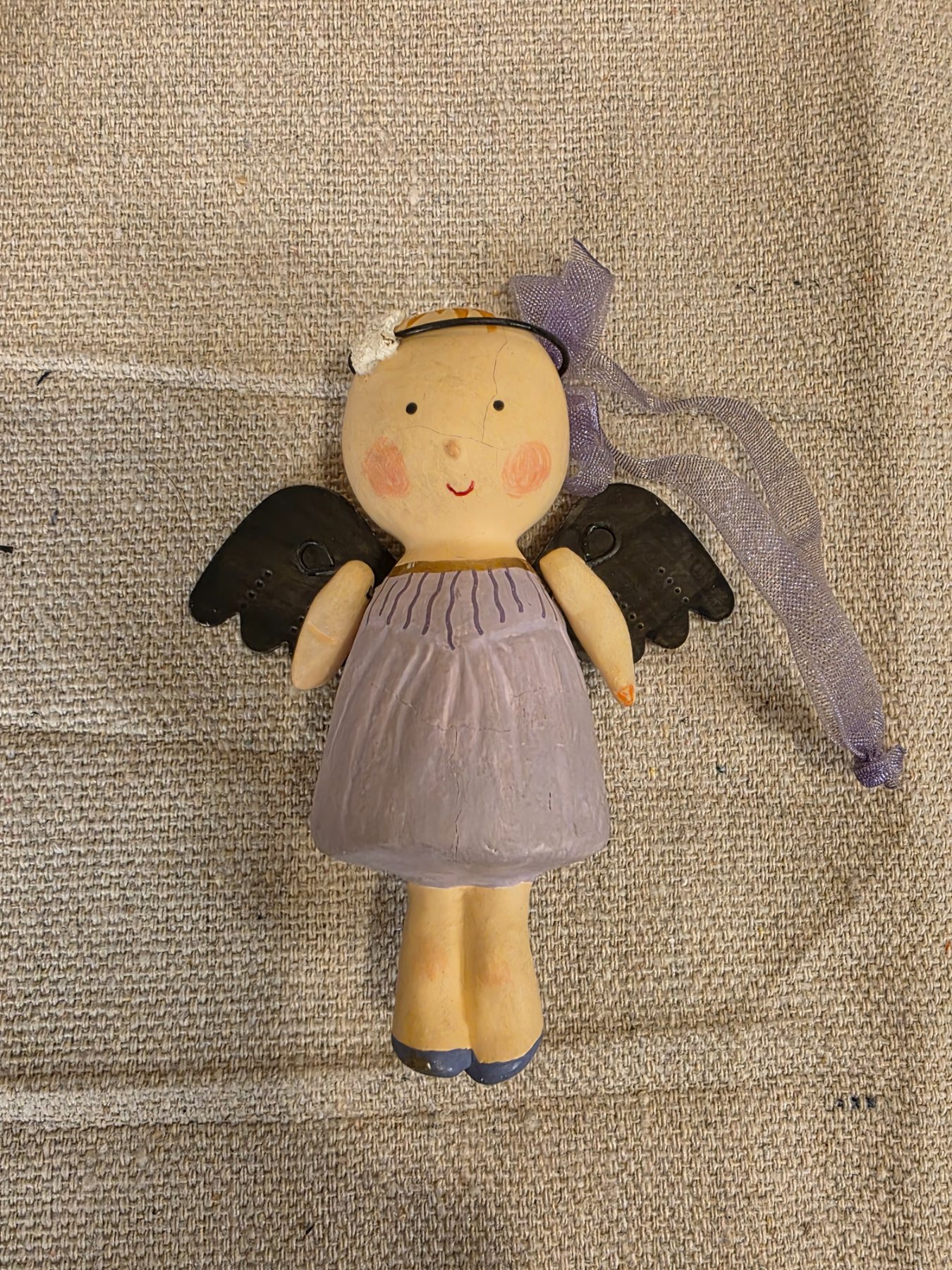 2001 Hallmark Keepsake Ornament One Little Angel Paper Metal Composition - Image 4