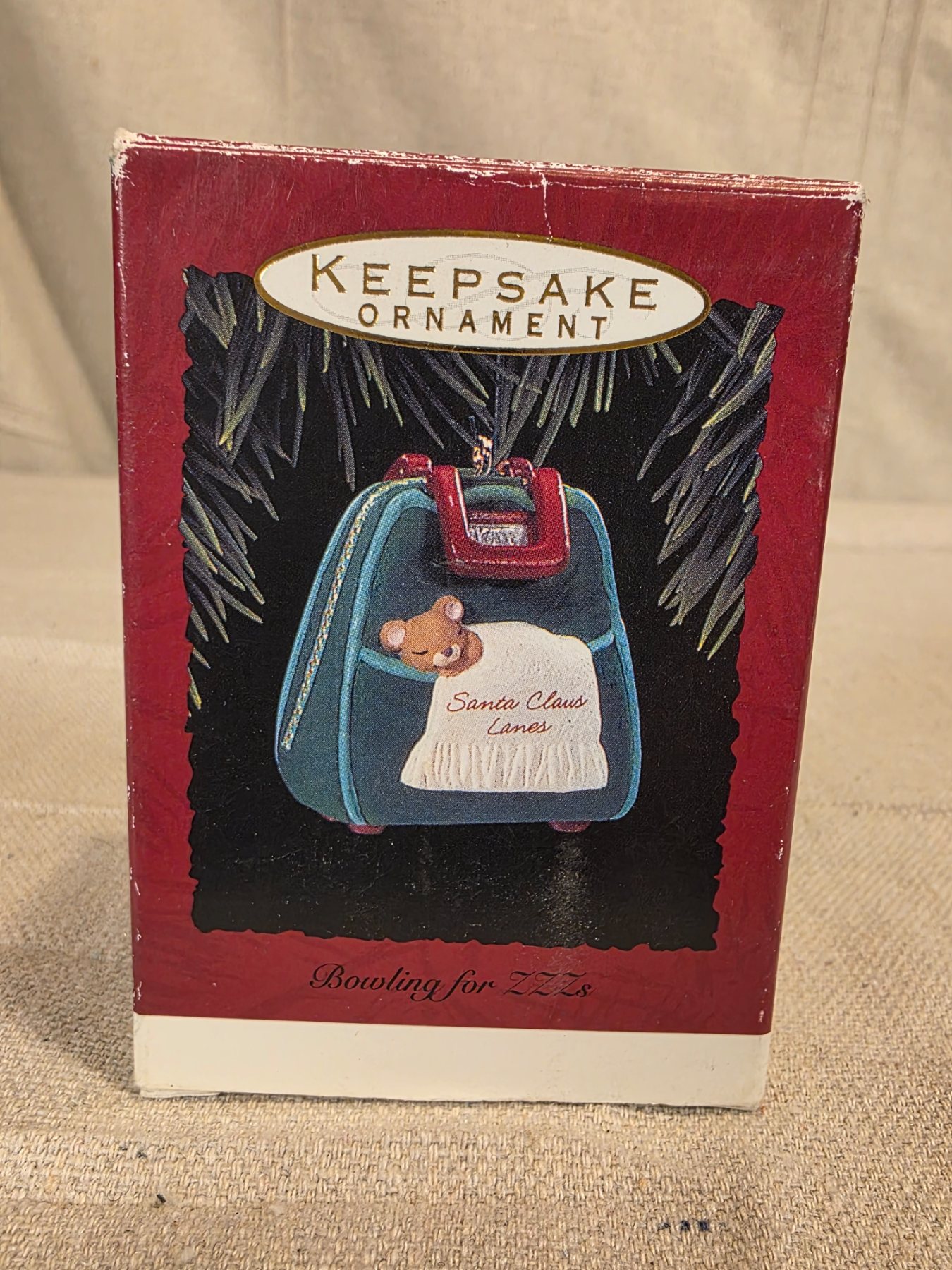 Hallmark Keepsake Ornament 1993 Bowling for ZZZs Mouse Christmas Ornament