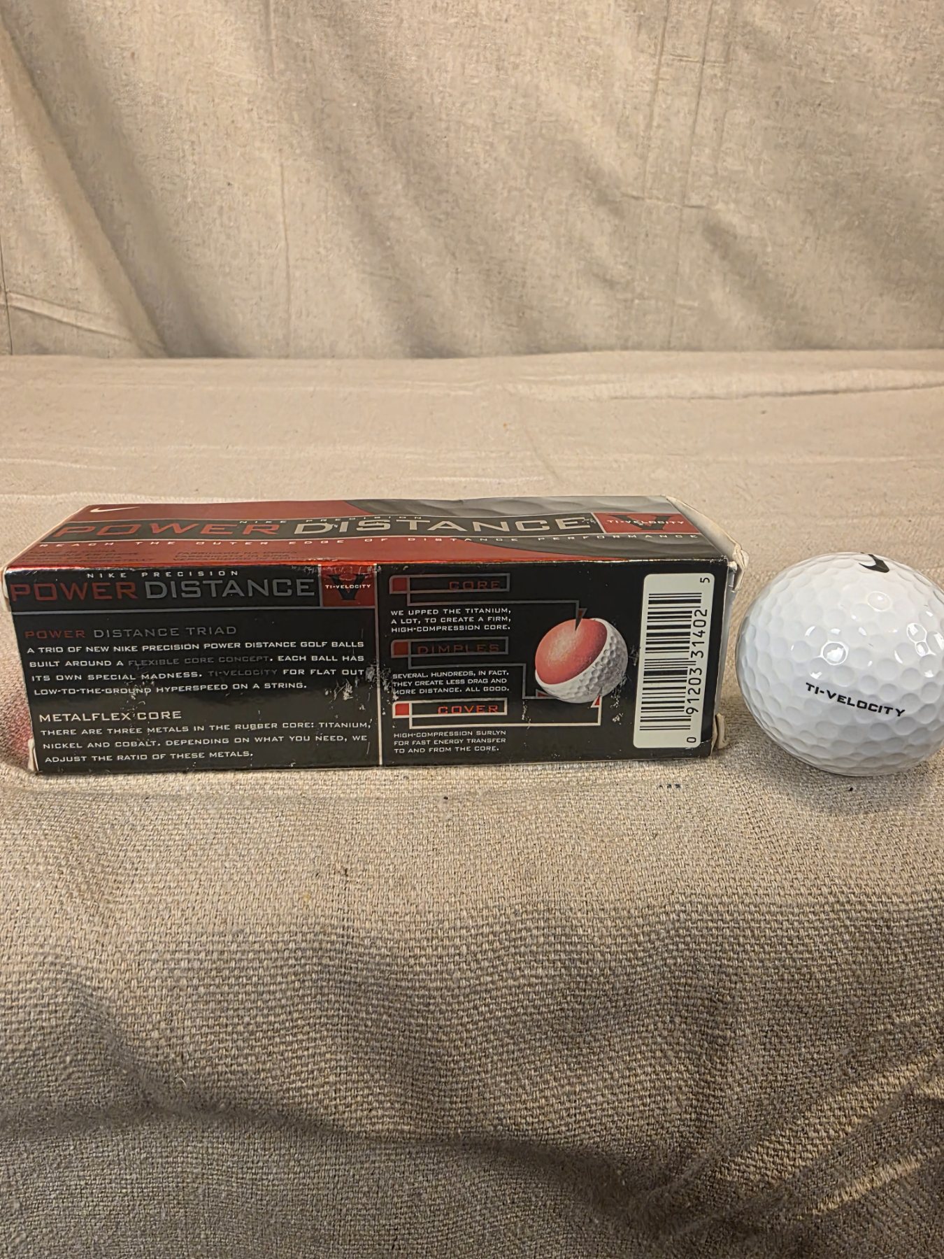 Nike Precision Power Distance Ti-Velocity Golf Balls 3 Pack New - Image 2
