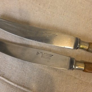 Vintage Ed. Wüsthof Solingen Rostfrei Stainless Steel Butter Knives Set