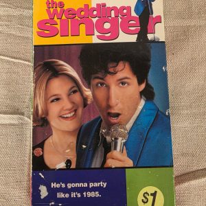 The Wedding Singer VHS 1998 Adam Sandler Drew Barrymore Comedy
