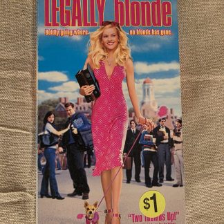 Legally Blonde VHS Movie 2001 Reese Witherspoon Comedy