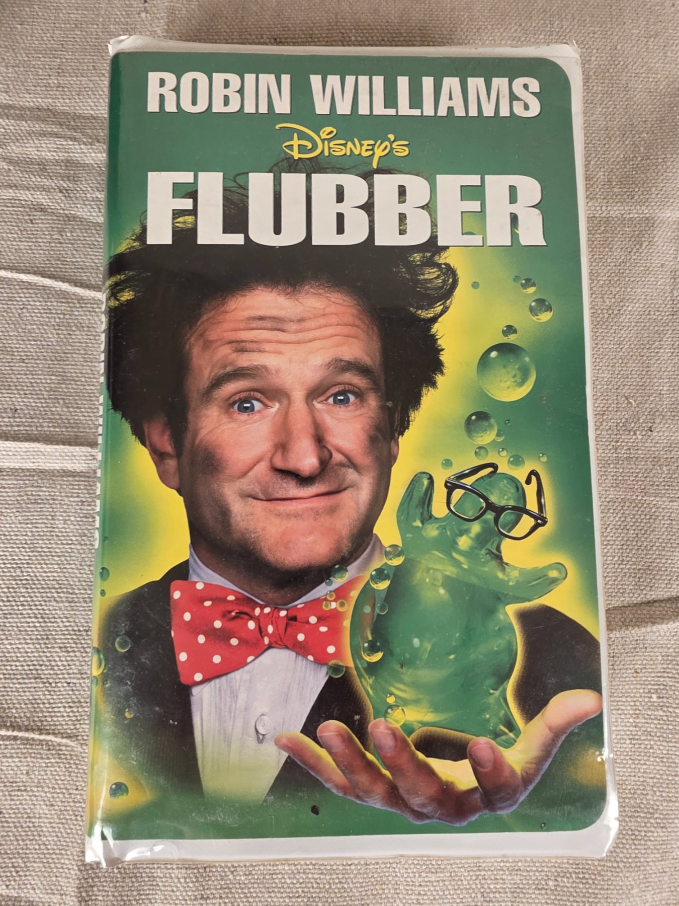 Disney's Flubber VHS Robin Williams Classic Family Movie