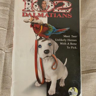 Disney's 102 Dalmatians VHS Clamshell Glenn Close Family Movie