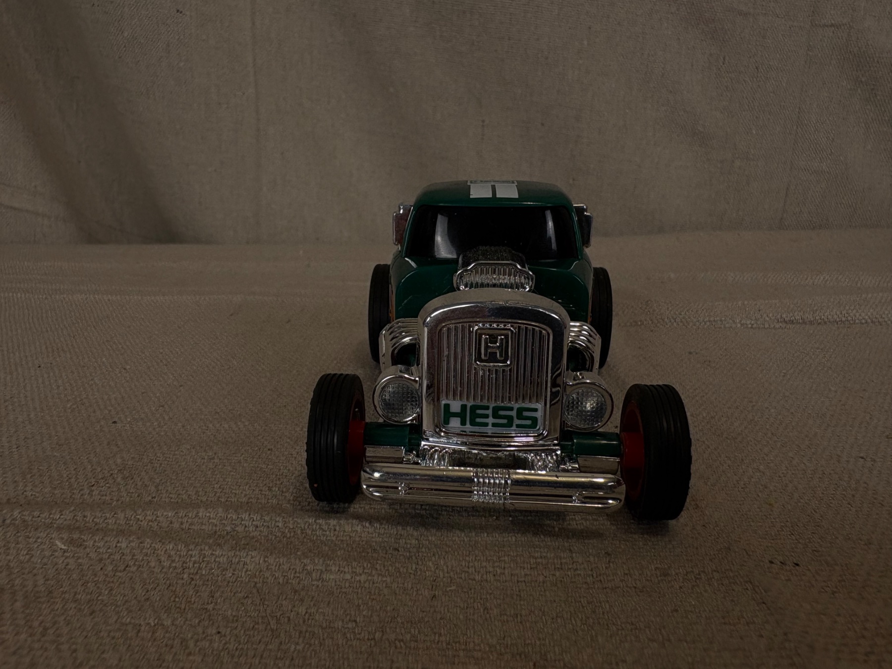 Hess 2022 Green Hot Rod Toy Car Collectible Pullback Racer - Image 4