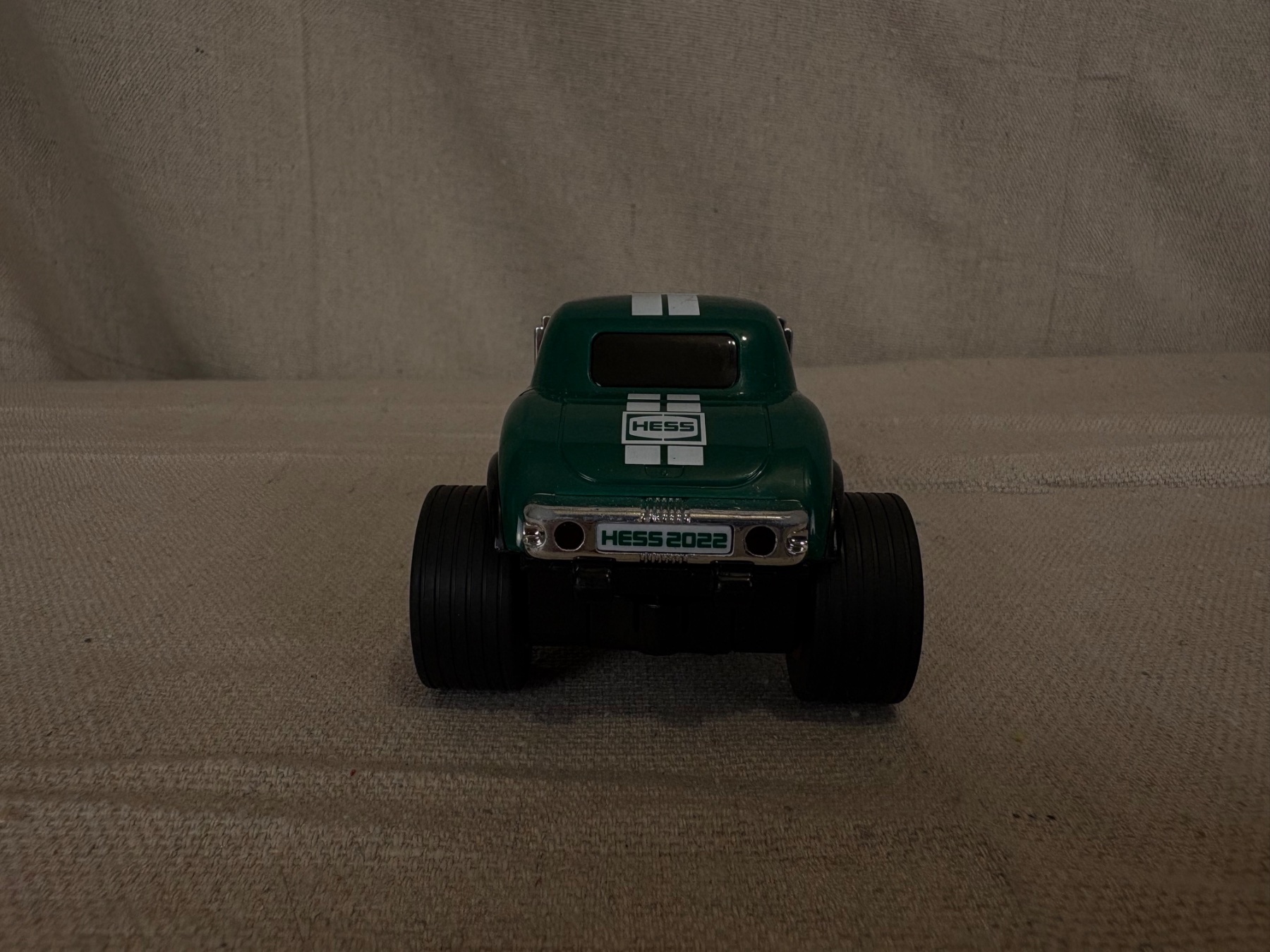 Hess 2022 Green Hot Rod Toy Car Collectible Pullback Racer - Image 5