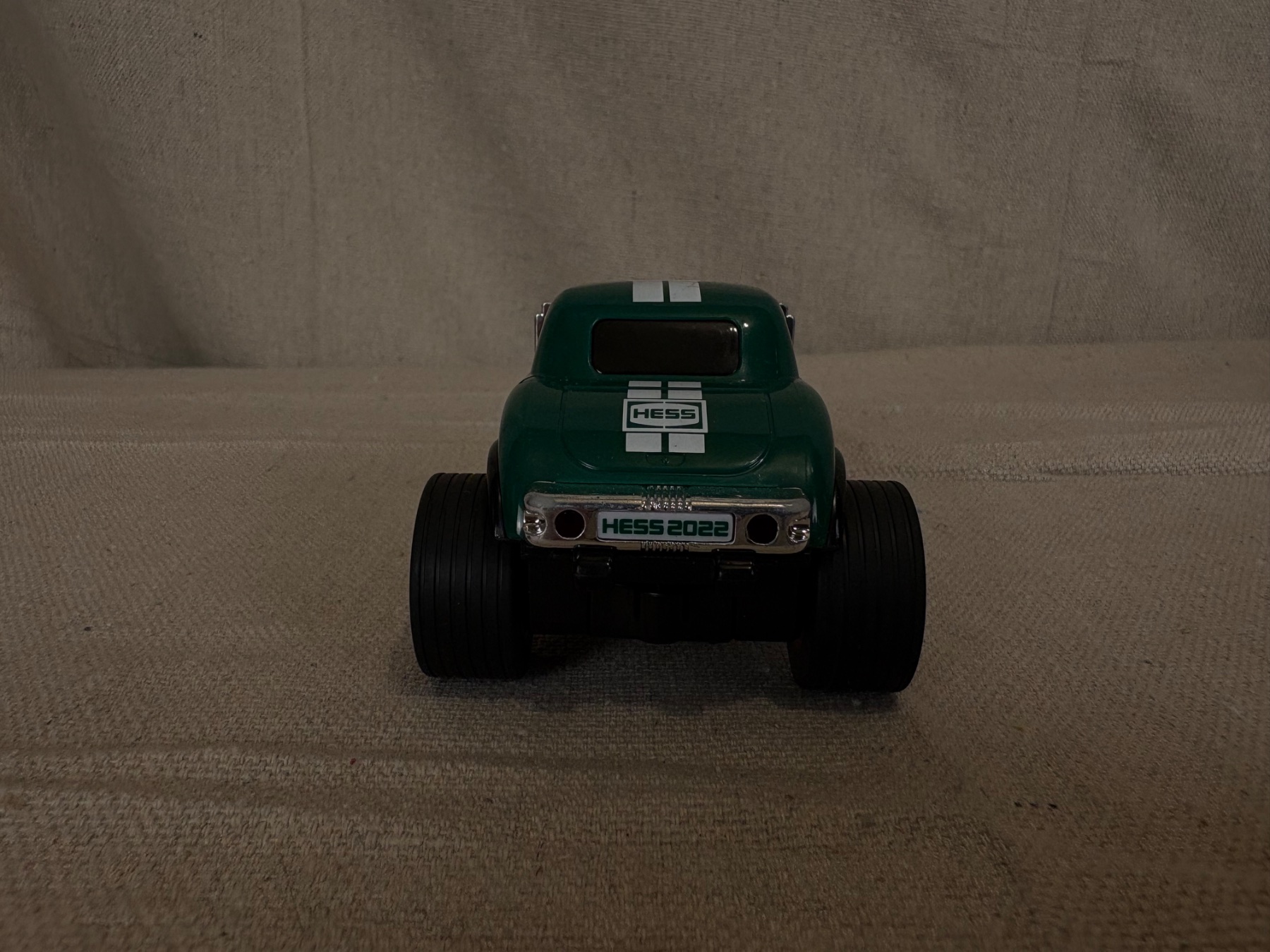 Hess 2022 Green Hot Rod Toy Car Collectible Pullback Racer - Image 6