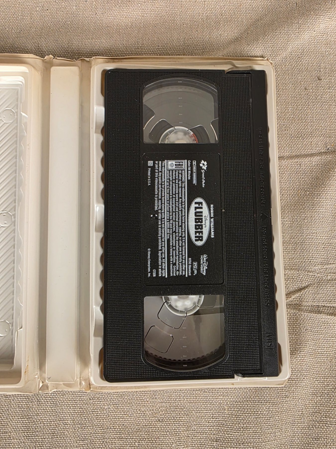 Disney's Flubber VHS Robin Williams Classic Family Movie - Image 3