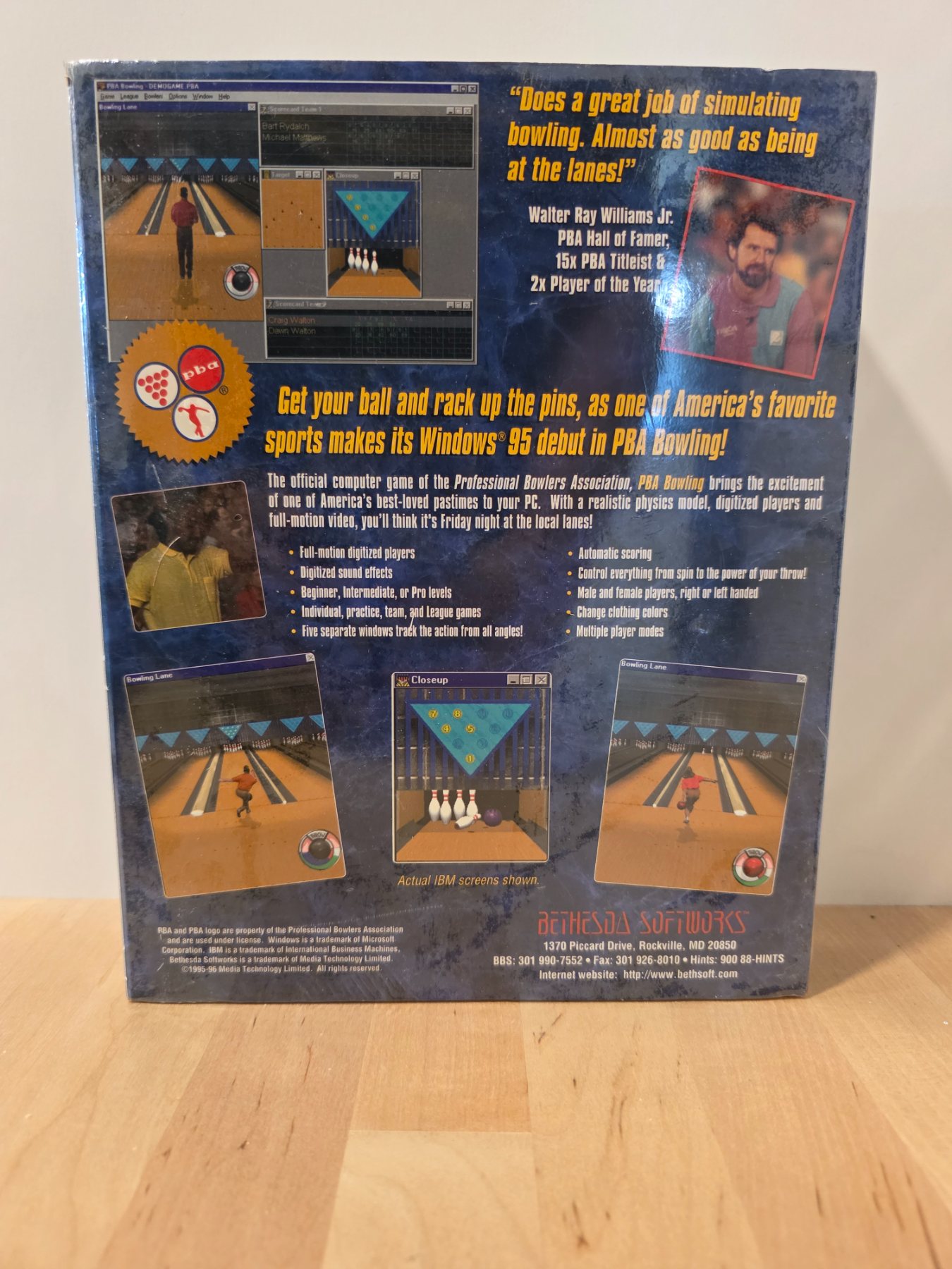 PBA Bowling for Windows 95 PC CD-ROM Game New - Image 3