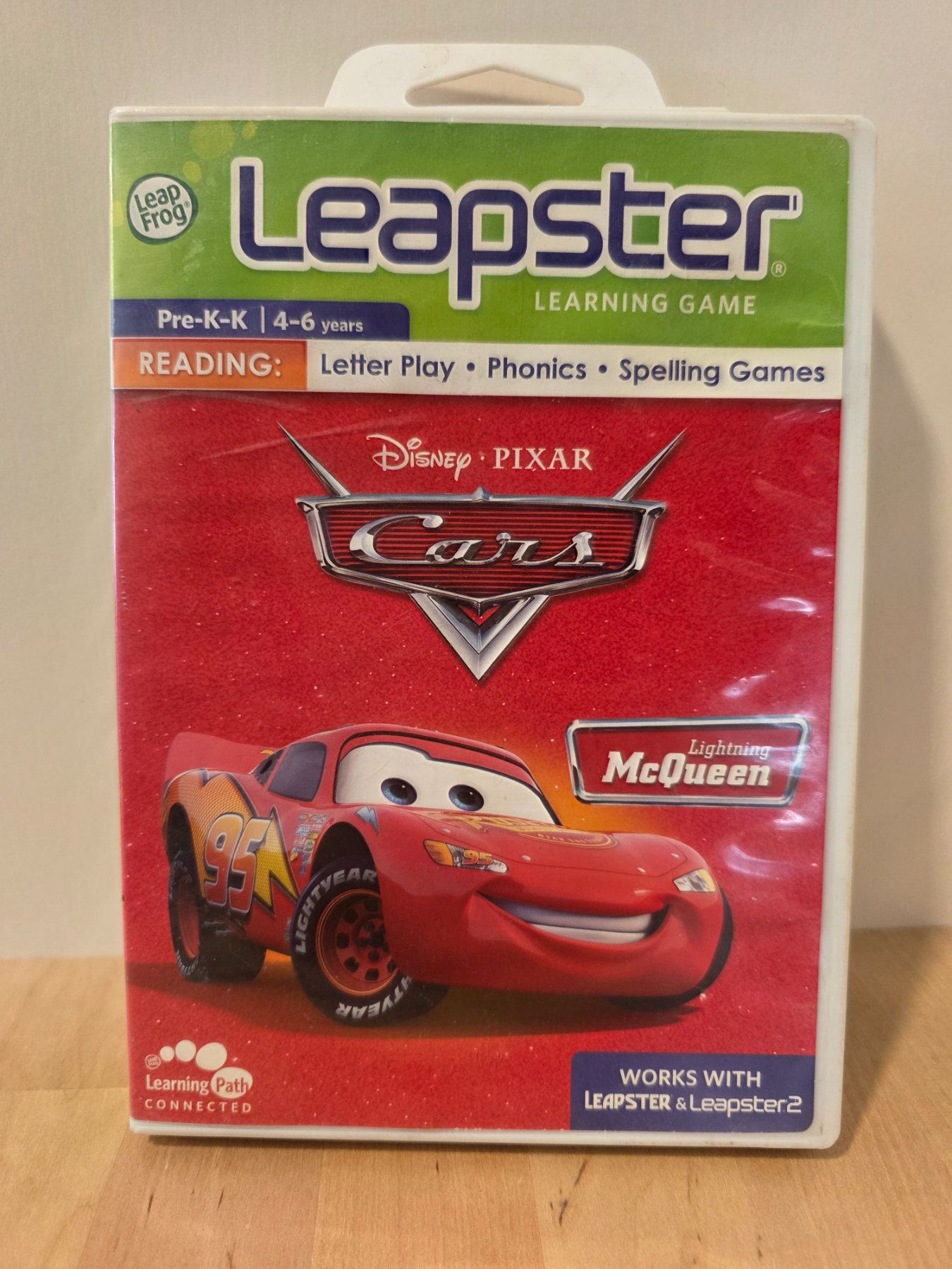LeapFrog Leapster Learning Game Disney Pixar Cars Lightning McQueen