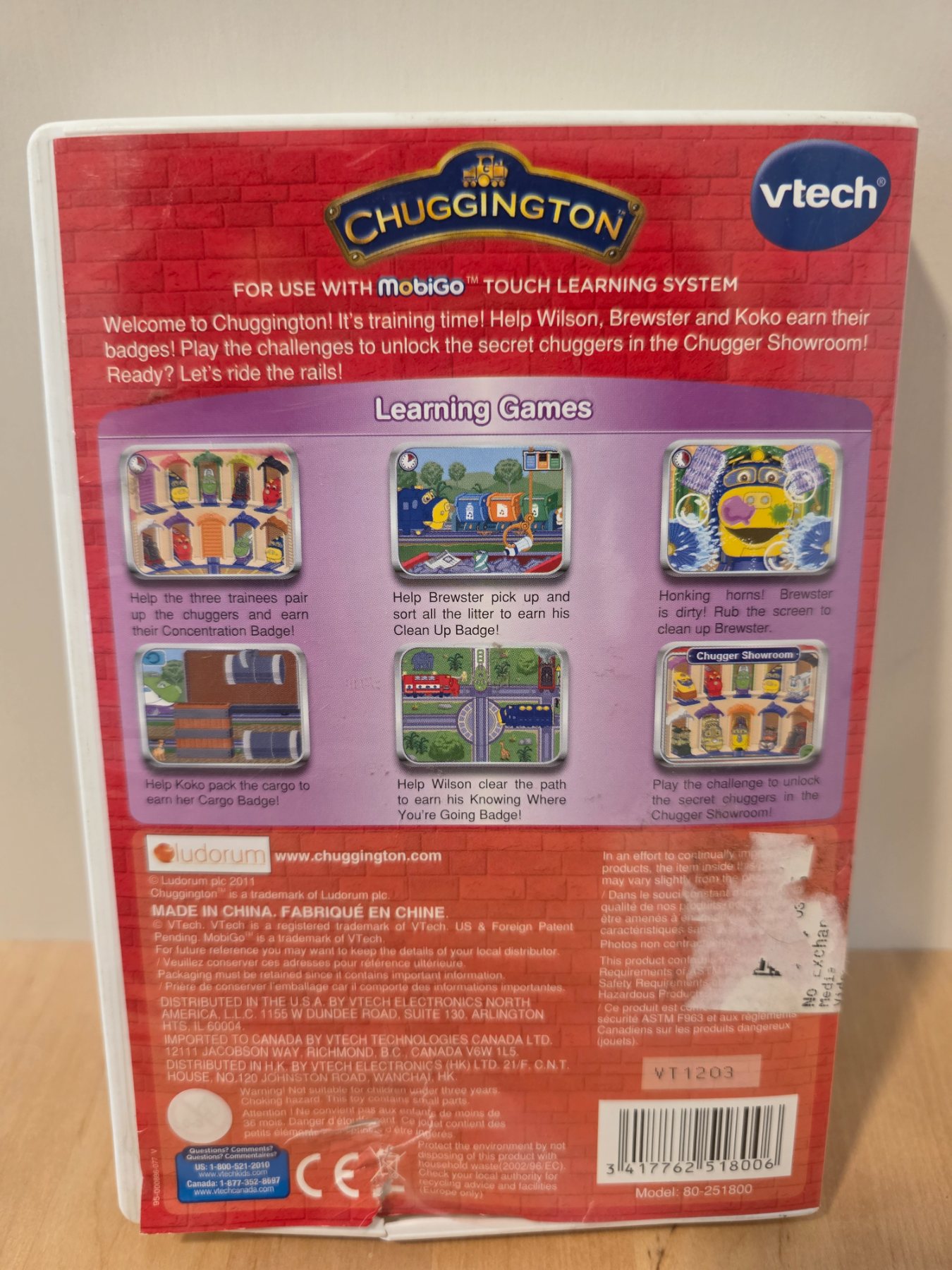 VTech MobiGo Chuggington Touch Learning System Game 3-5 Years - Image 2