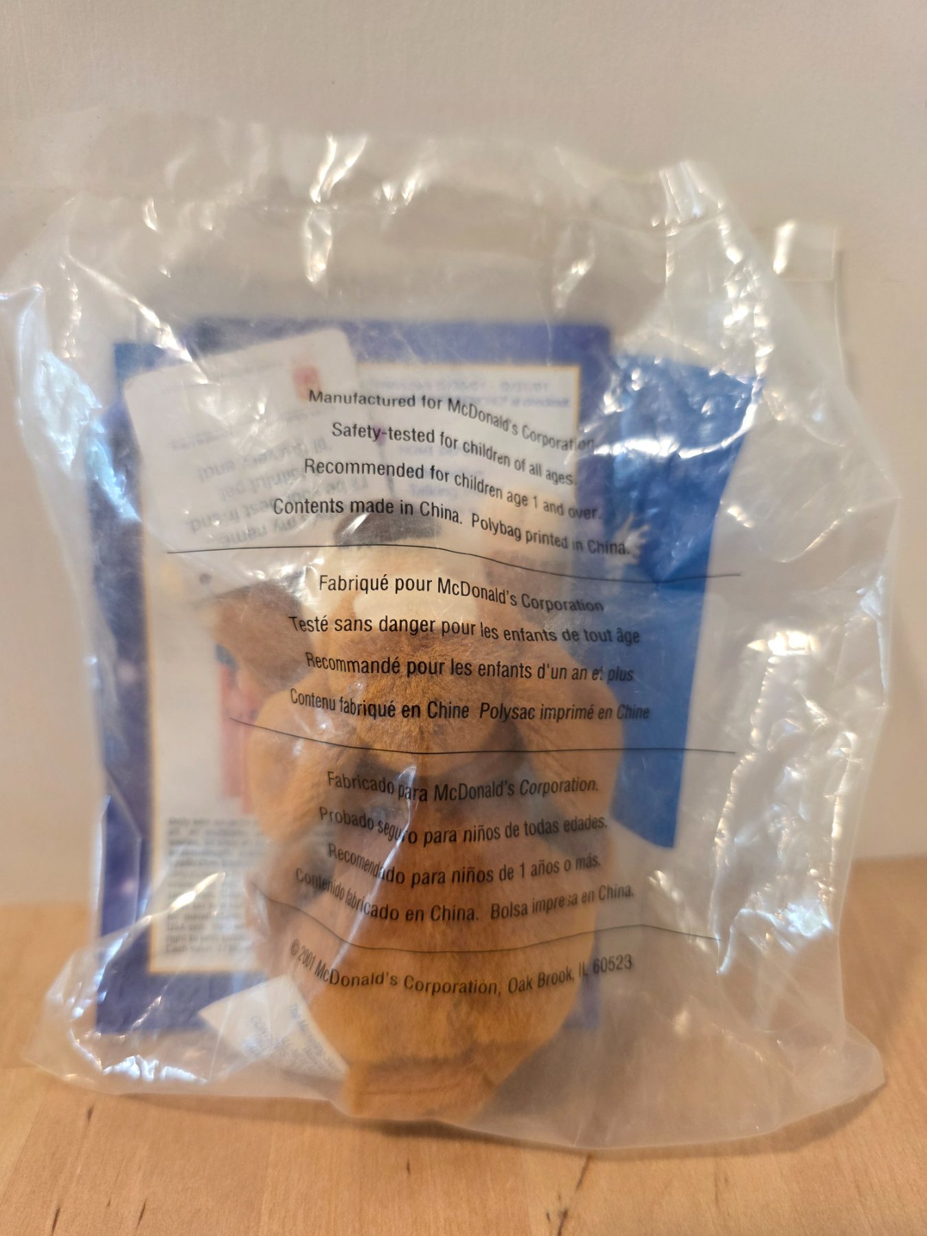 2001 McDonald's Happy Meal Animal Alley Darby Toy New - Image 2