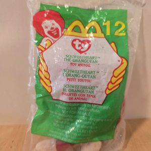 TY McDonald's Teenie Beanie #12 Schweetheart The Orangutan 2000