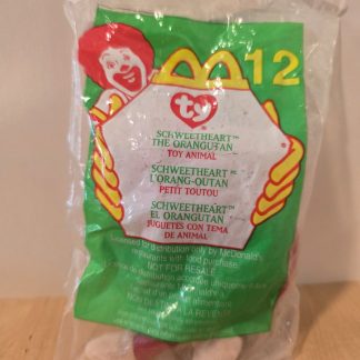 TY McDonald's Teenie Beanie #12 Schweetheart The Orangutan 2000