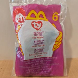 Bumble the Bee #6 TY Beanie Babies McDonald's Happy Meal Toy 2000