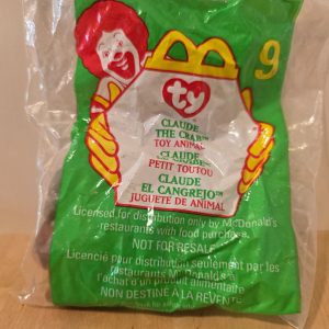 Ty Beanie Babies Claude The Crab McDonald's 1999 Happy Meal Toy #9