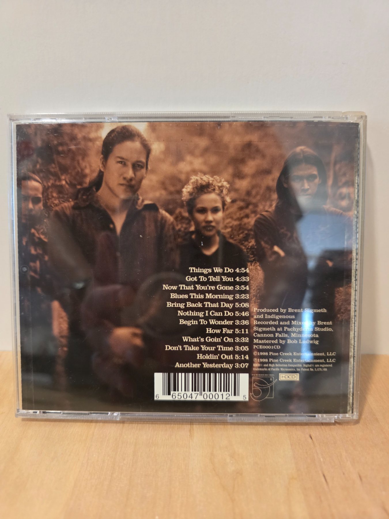 Indigenous Things We Do CD 1998 Blues Rock Pine Creek Entertainment - Image 2