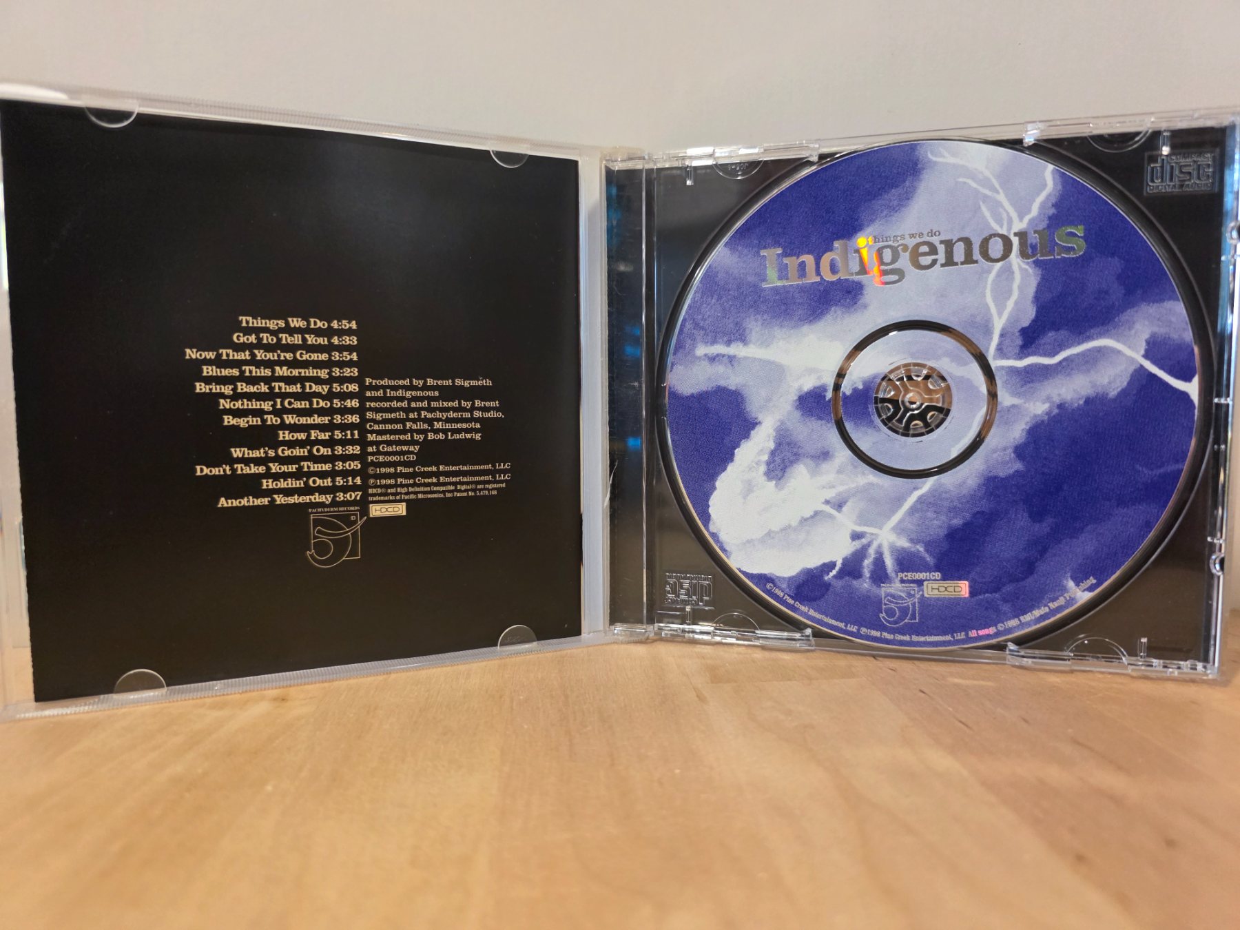 Indigenous Things We Do CD 1998 Blues Rock Pine Creek Entertainment - Image 3