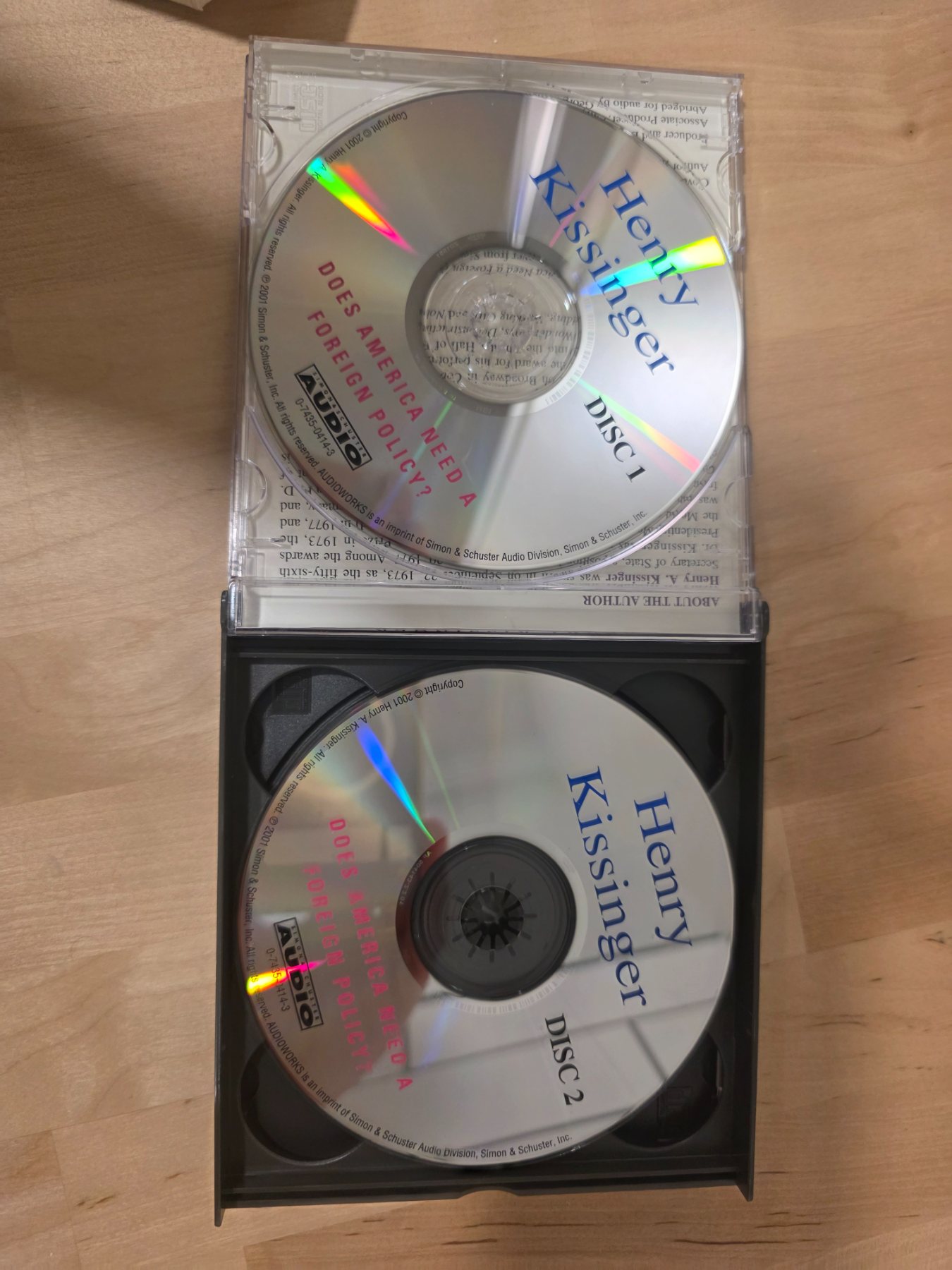 Henry Kissinger Does America Need a Foreign Policy? Audiobook 3 CDs - Image 5