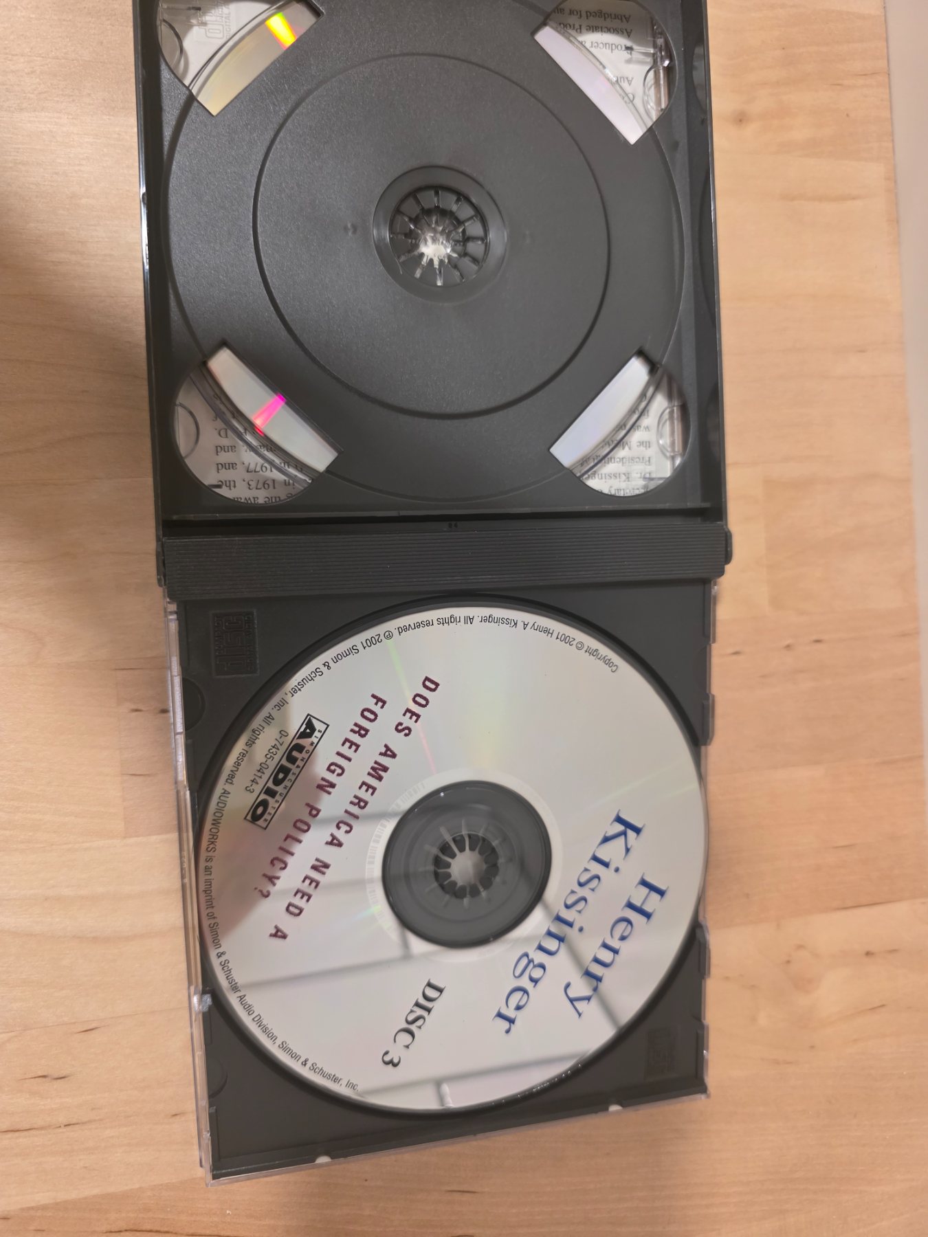 Henry Kissinger Does America Need a Foreign Policy? Audiobook 3 CDs - Image 6