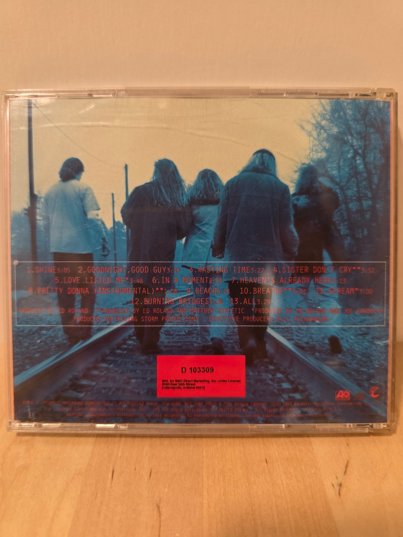 Collective Soul Hints Allegations & Things Left Unsaid CD 1993 Atlantic - Image 2