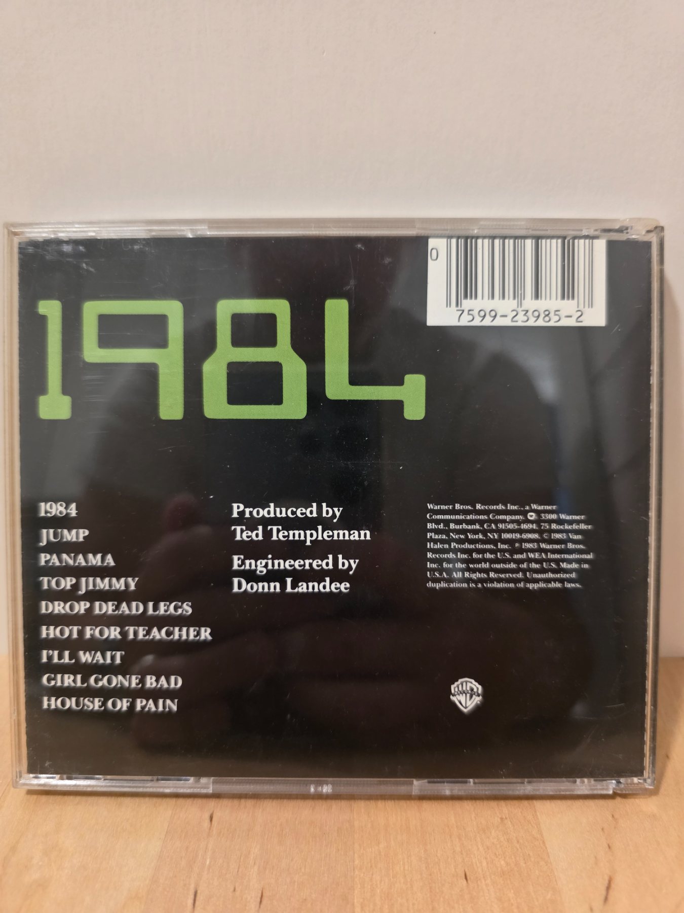 Van Halen 1984 CD Rock Album Warner Bros Records - Image 2