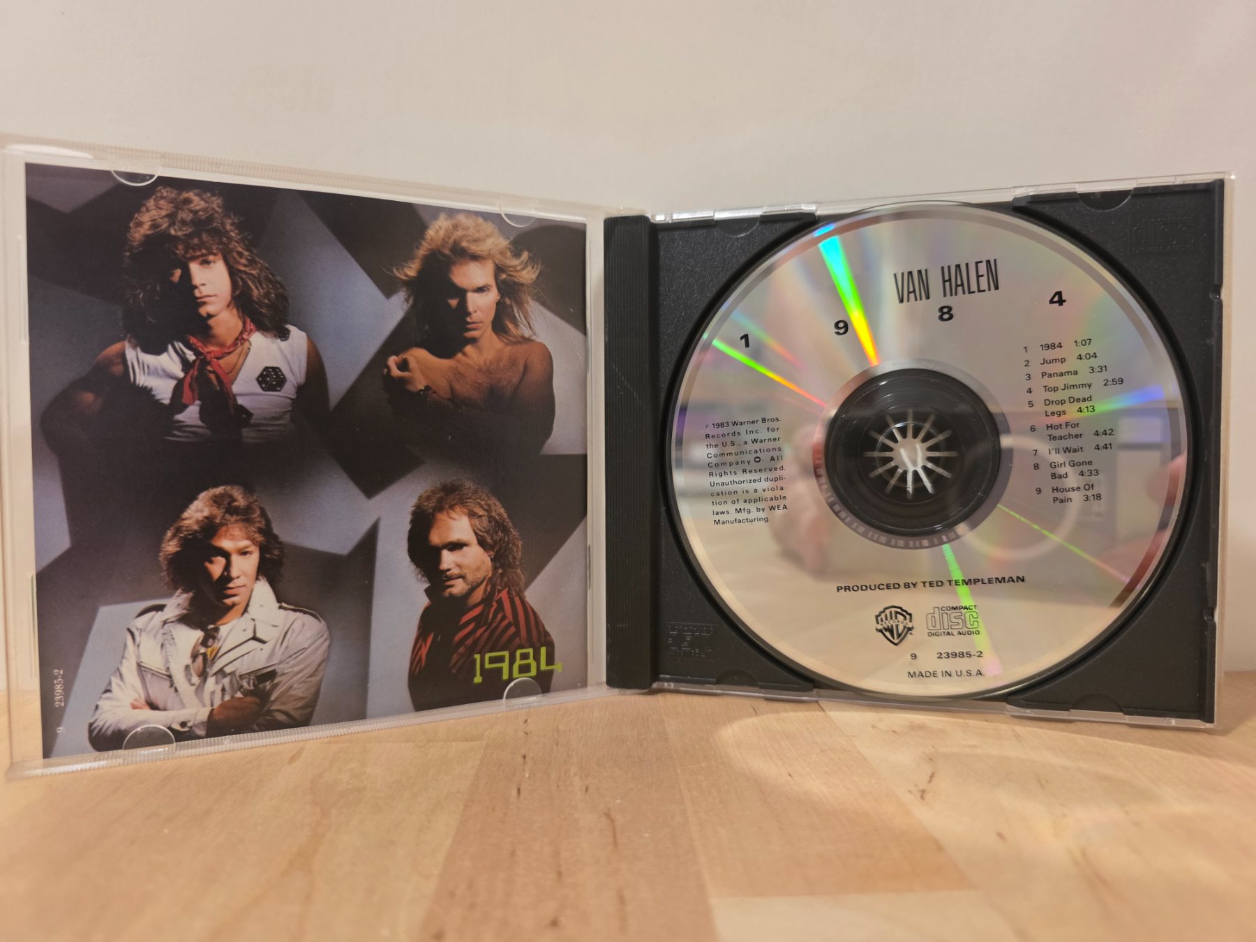 Van Halen 1984 CD Rock Album Warner Bros Records - Image 3