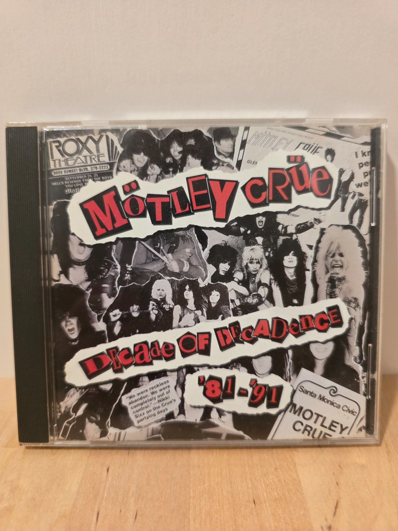 Motley Crue Decade of Decadence 1981-1991 CD Rock Metal Album