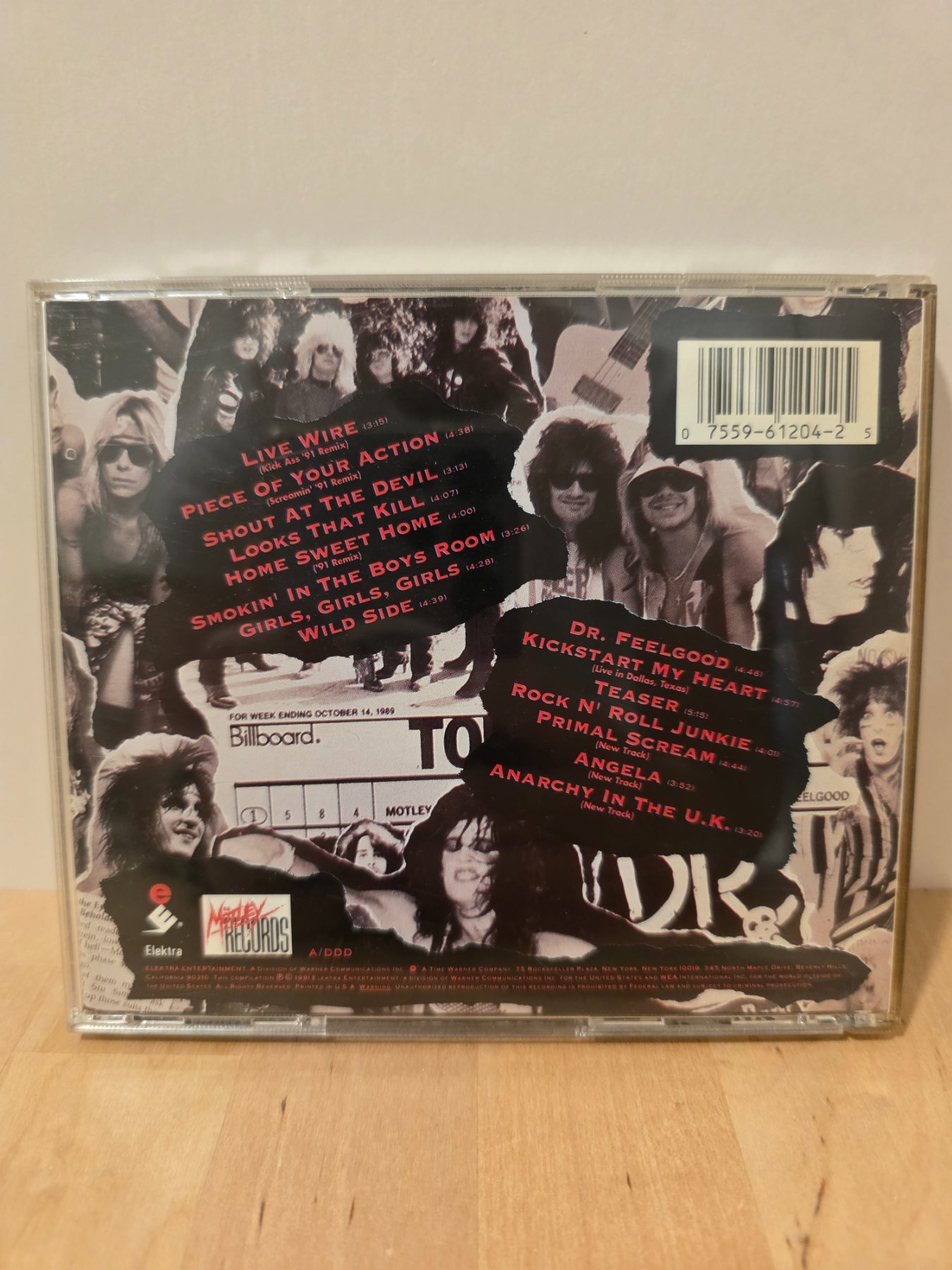 Motley Crue Decade of Decadence 1981-1991 CD Rock Metal Album - Image 2