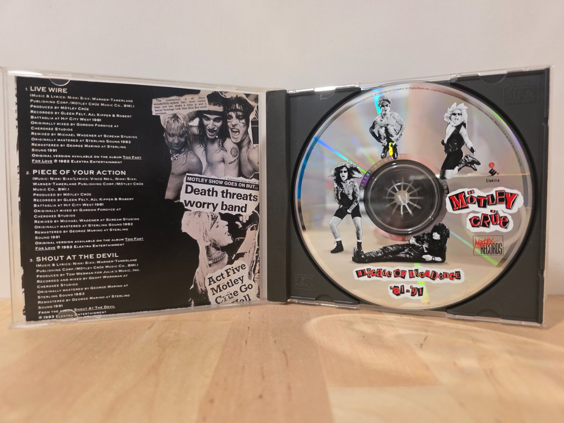 Motley Crue Decade of Decadence 1981-1991 CD Rock Metal Album - Image 3