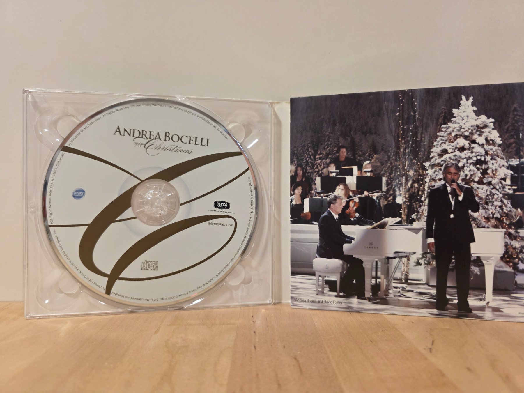 Andrea Bocelli My Christmas CD DVD Combo 2009 Holiday Music - Image 3