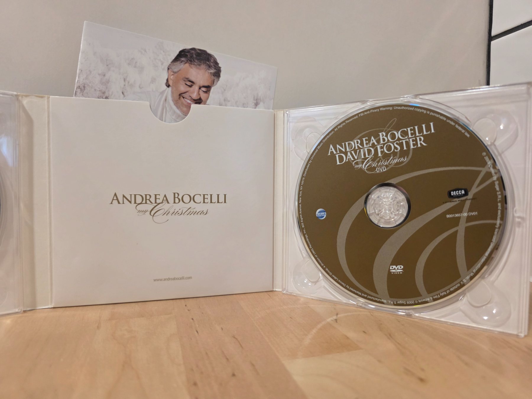 Andrea Bocelli My Christmas CD DVD Combo 2009 Holiday Music - Image 4