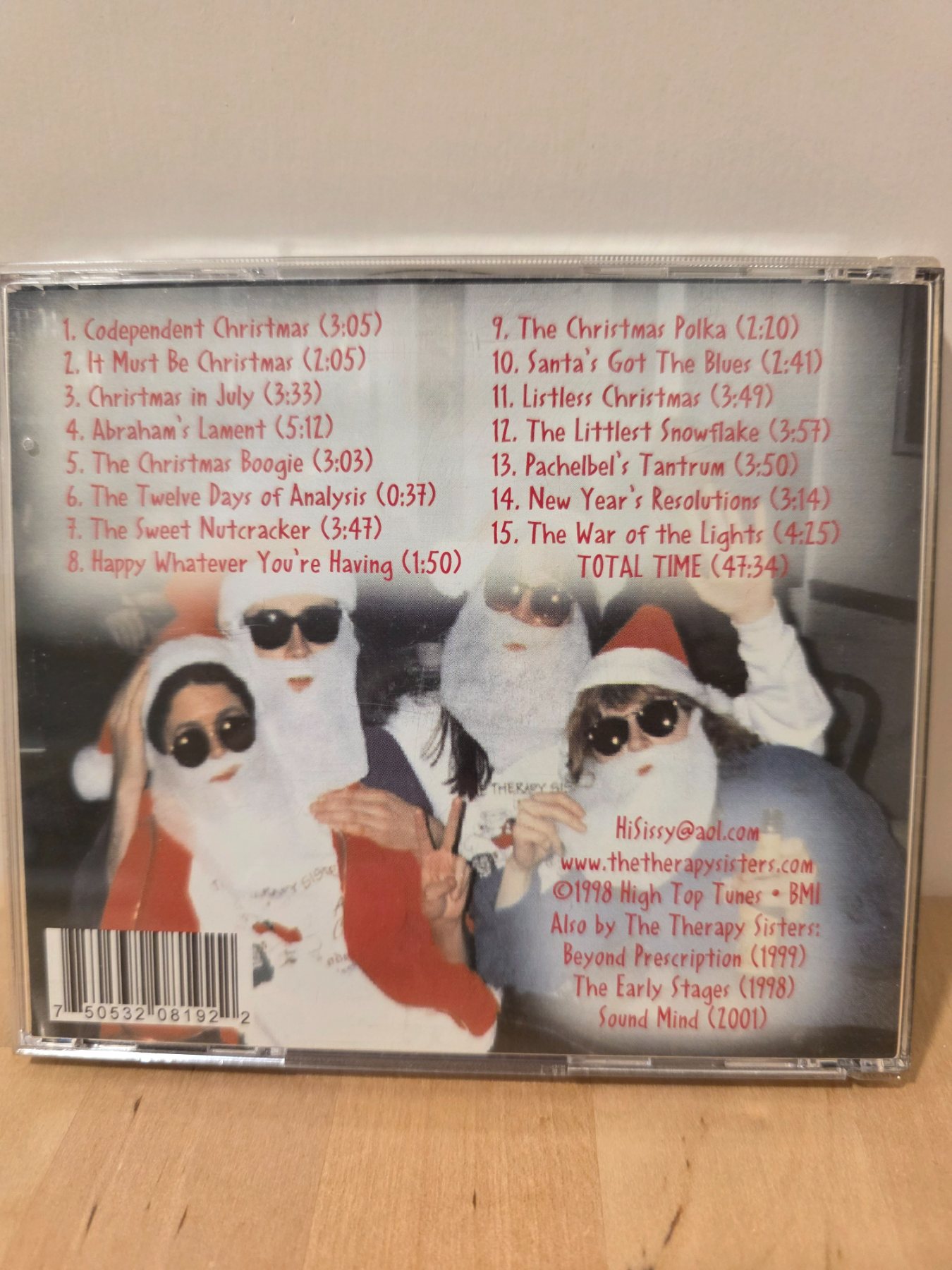 The Therapy Sisters Codependent Christmas CD Holiday Music 1998 - Image 2