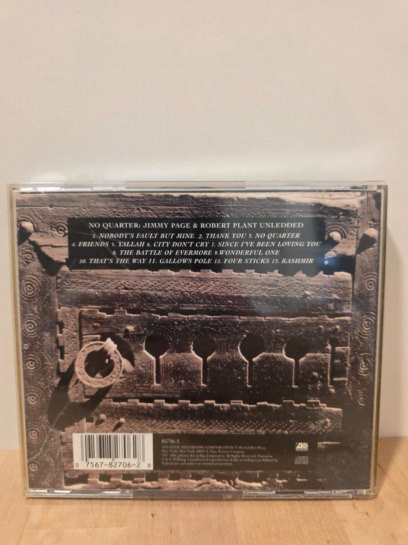 No Quarter Jimmy Page & Robert Plant Unledded CD 1994 Rock - Image 2