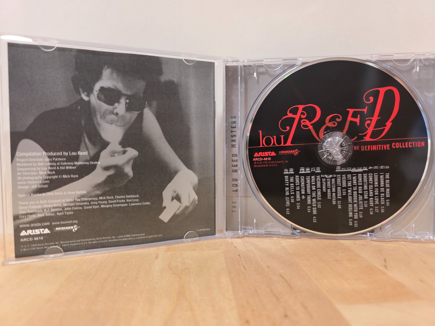 Lou Reed The Definitive Collection CD 1999 Arista Rock Compilation - Image 3