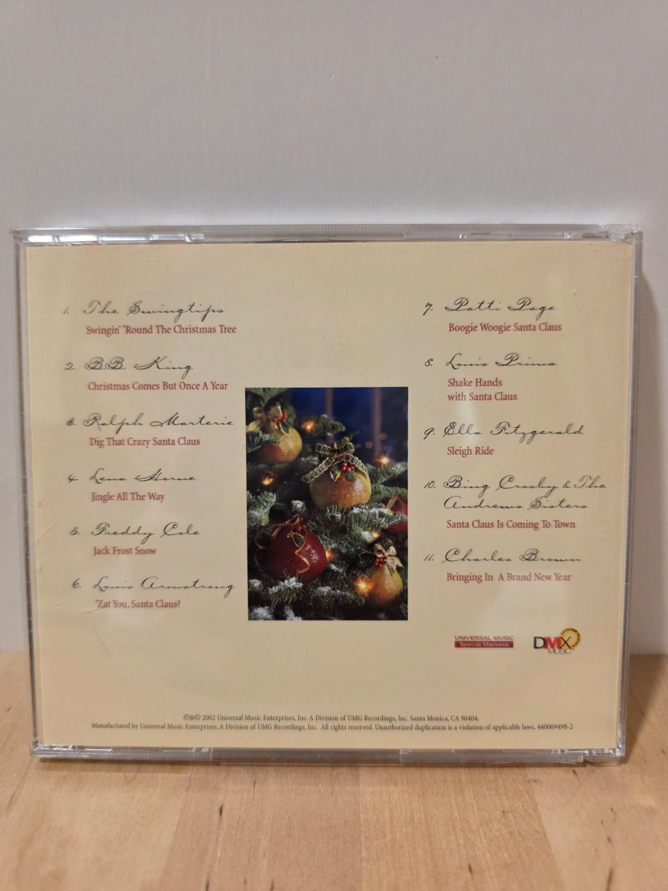 Harry and David A Jazzed-Up Holiday Volume 2 CD Christmas Music Compilation - Image 2