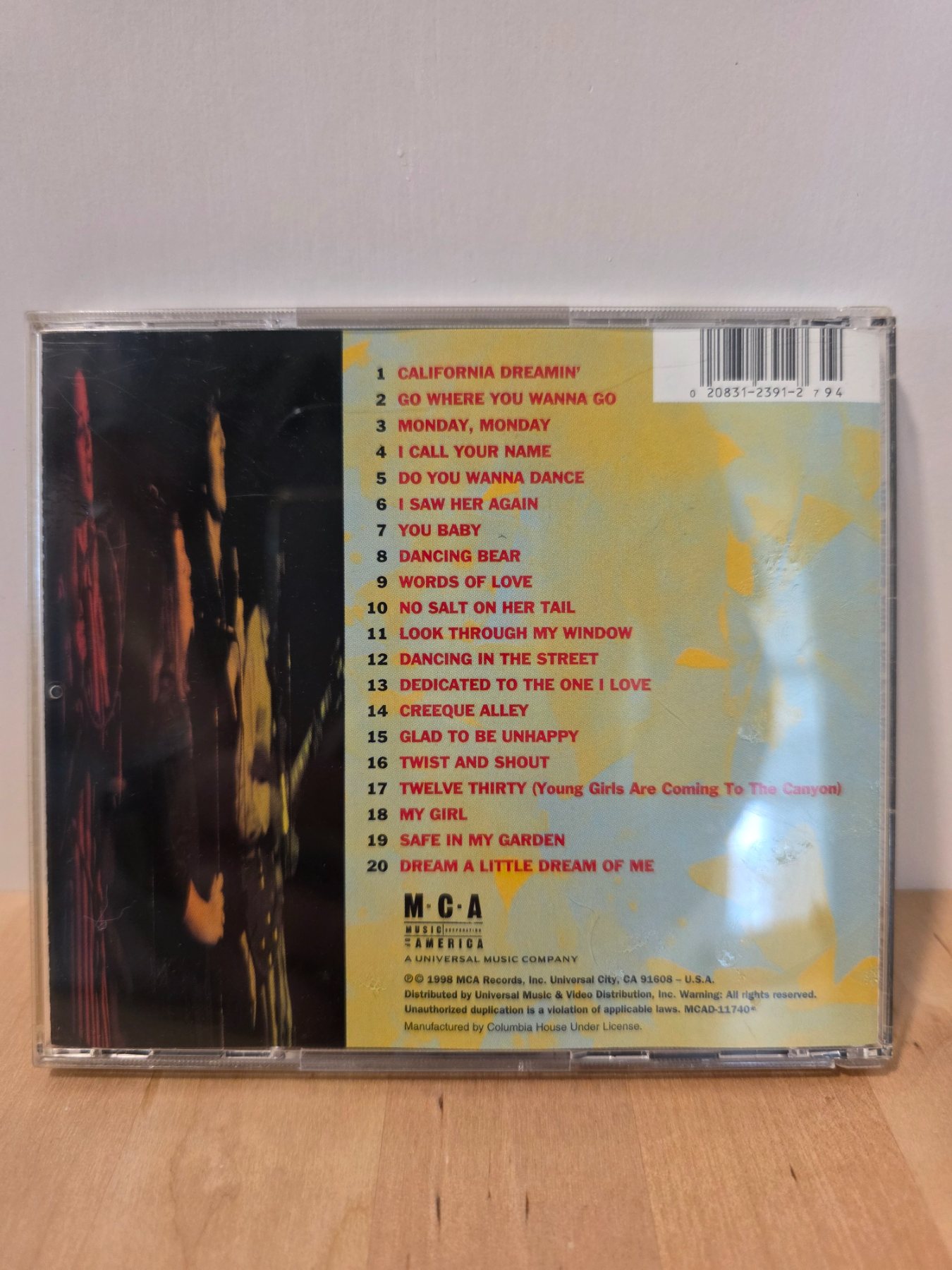 The Mamas and The Papas Greatest Hits CD 1998 MCA Records - Image 2