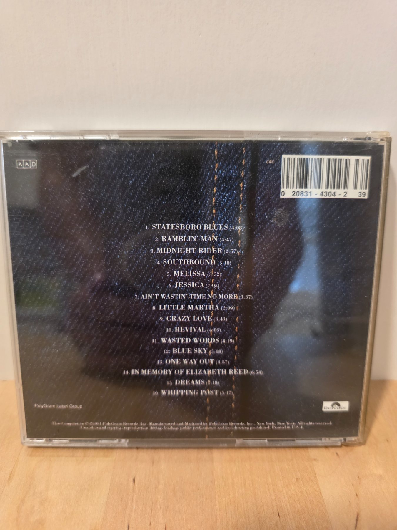 The Allman Brothers Band A Decade of Hits 1969-1979 CD - Image 2