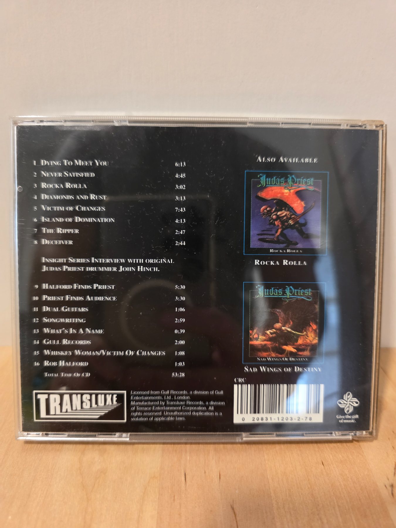 Judas Priest The Best Of Insight Series CD Rock Metal - Image 2