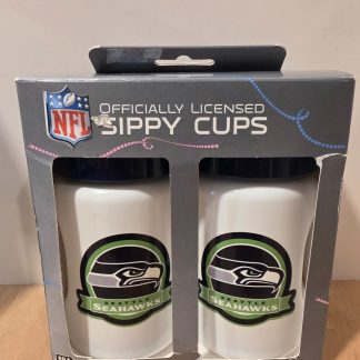 Seattle Seahawks NFL Official Licensed 9oz Sippy Cups 2-Pack